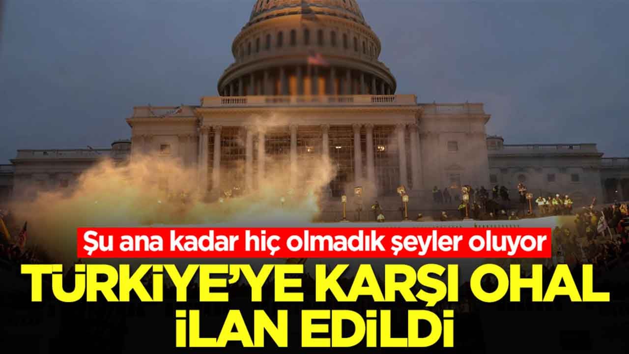 Şu ana kadar hiç olmadık şeyler oluyor: Türkiye'ye karşı OHAL ilan edildi