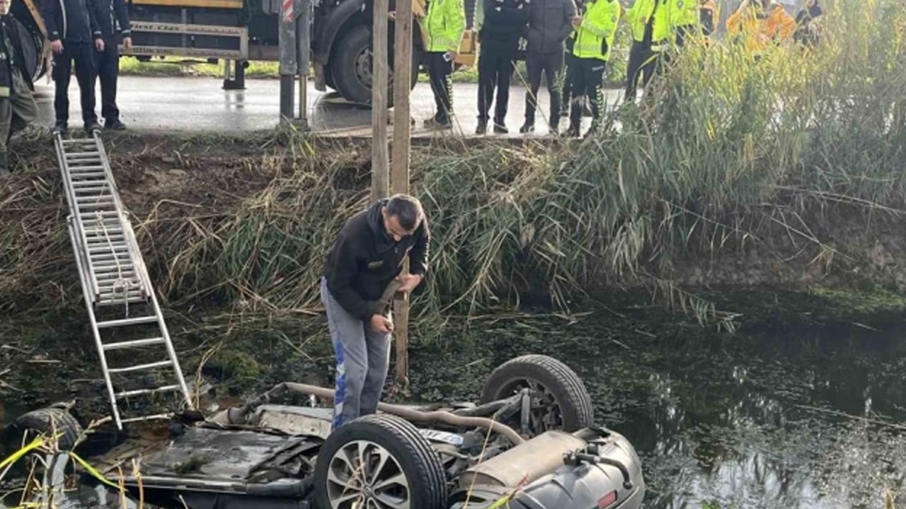 Foto - Sudan cansız bedeni çıktı: Otomobil dereye düştü! Antalya'da yürek burkan olay