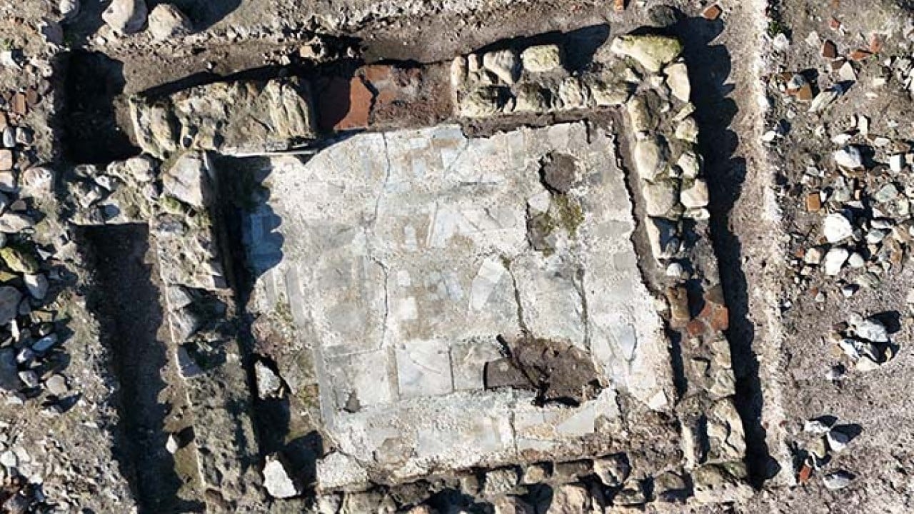 Foto - Sular çekildi ortaya tarih fışkırdı