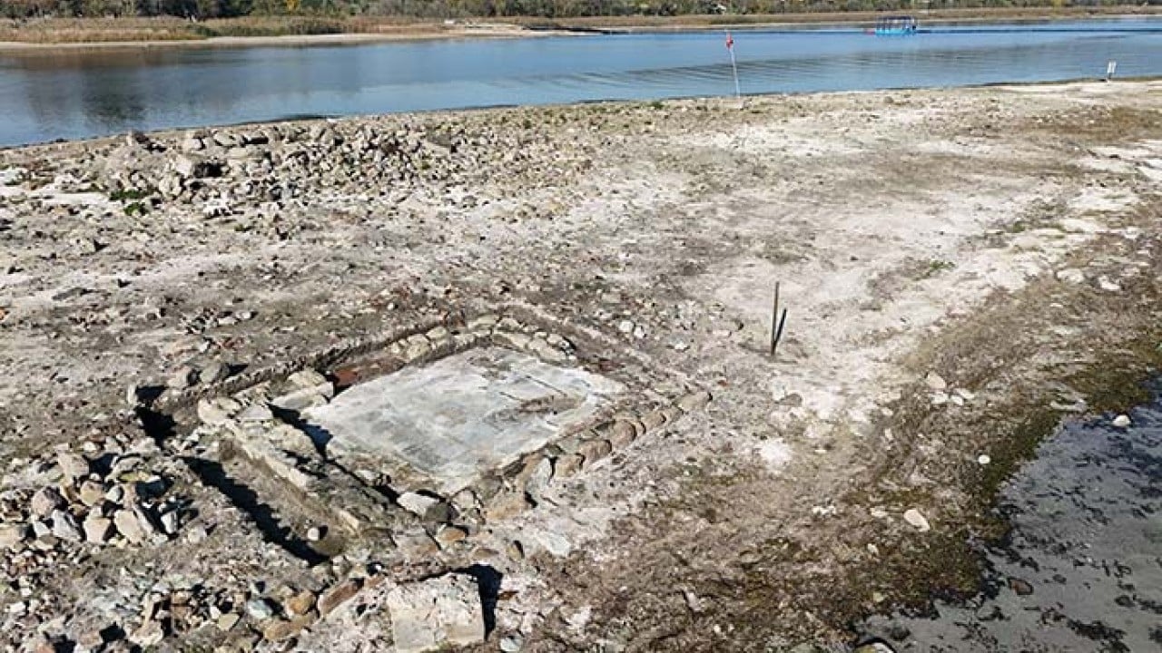 Sular çekildi ortaya tarih fışkırdı