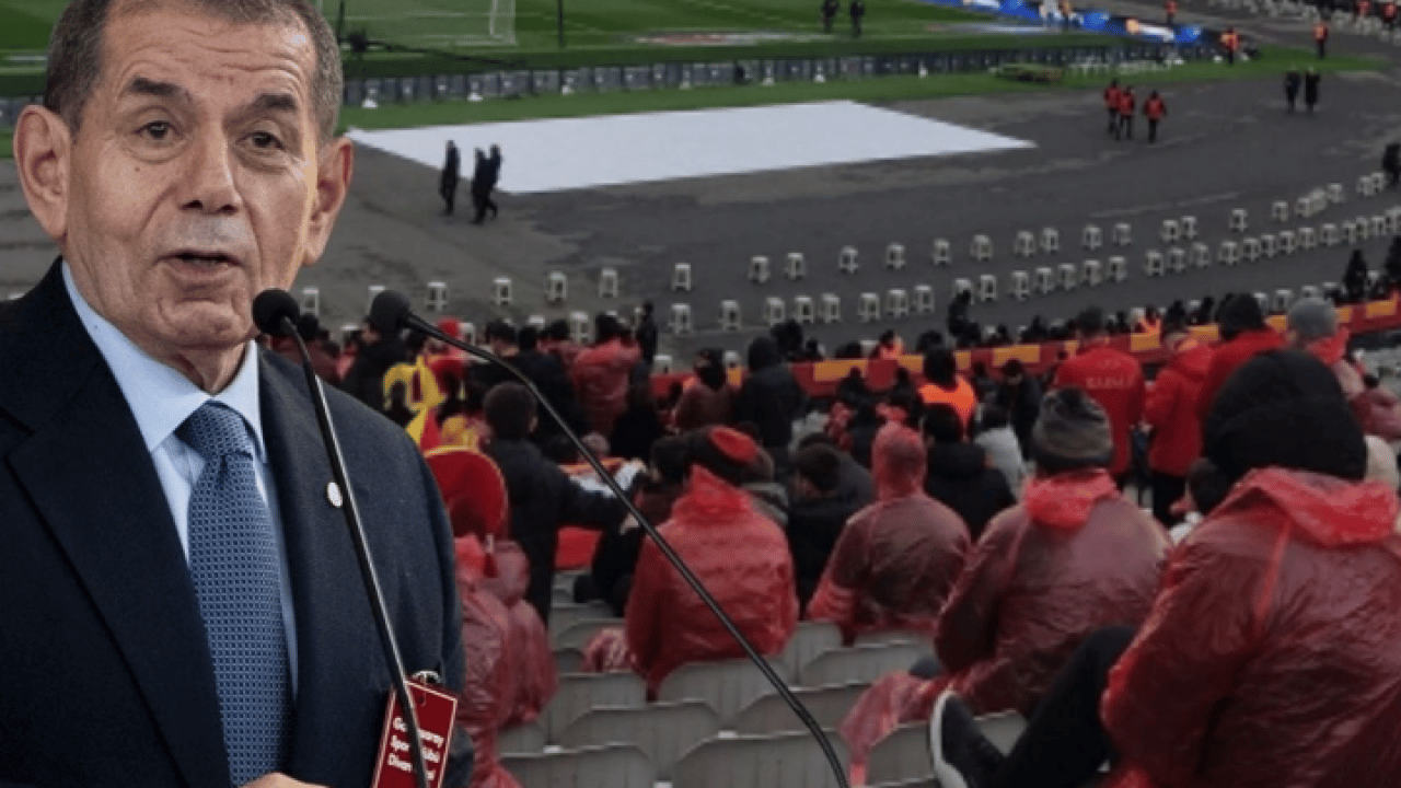 Foto - Süper Kupa'da yaşanmıştı... Dursun Özbek yağmurluk rezaletini unutturacak