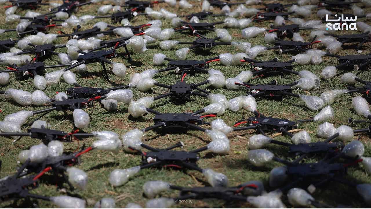 Foto - Suriye'de binlerce İHA ele geçirildi! İsrail'le savaşan gruba gidiyordu