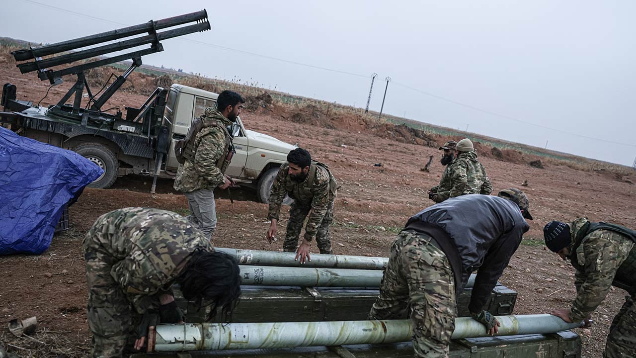 Foto - Suriye’deki teröristlerin son çırpınışları! Tişrin Barajı çevresinde çatışma şiddetlendi