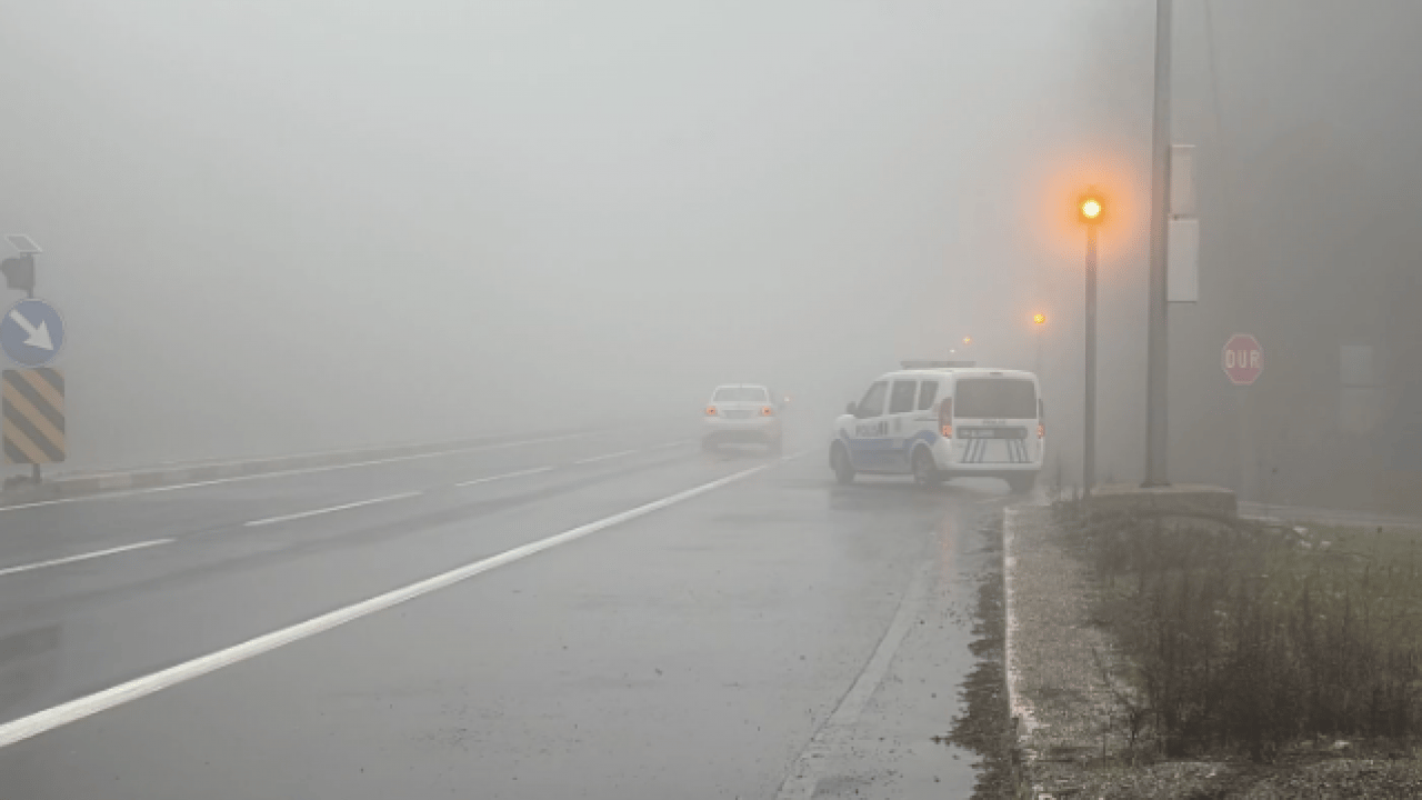 Foto - Sürücüler zor anlar yaşadı! O ilimizde göz gözü görmüyor