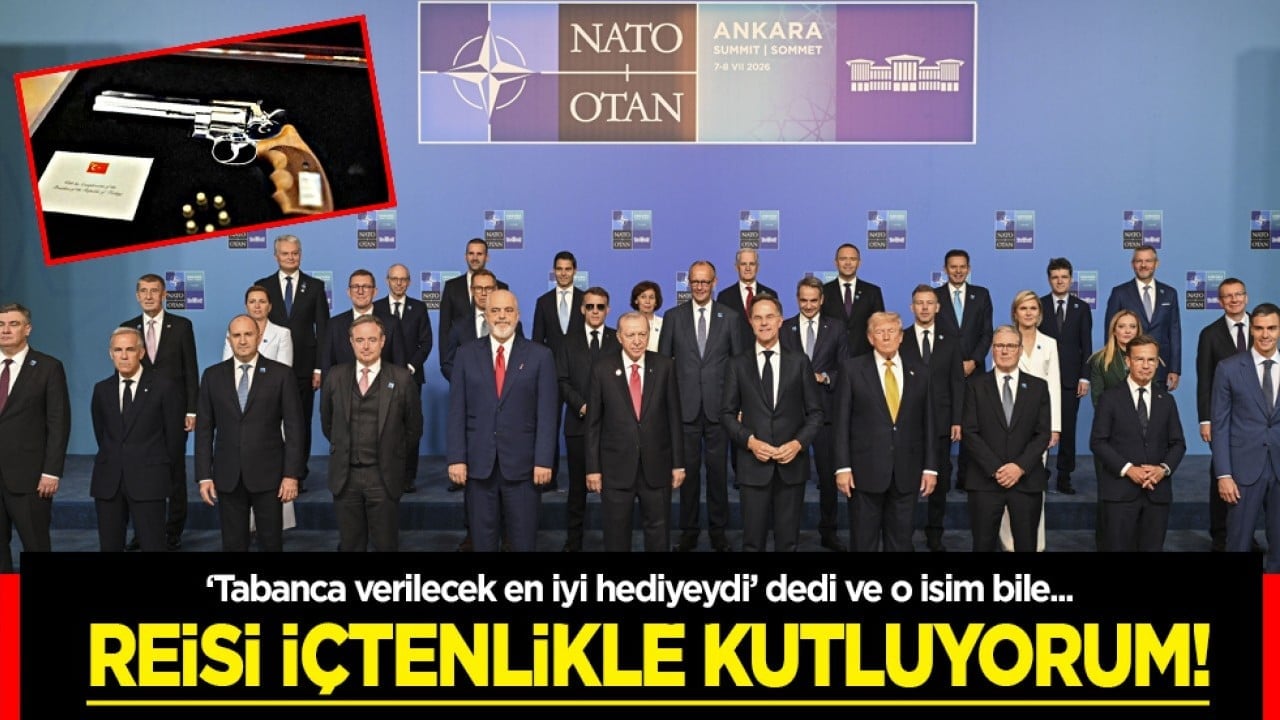 Tabanca verilecek en iyi hediyeydi: Reisi içtenlikle kutluyorum!