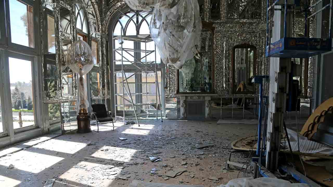 Foto - Tahran’da miras yıkıldı: Gülistan Sarayı saldırıda zarar gördü