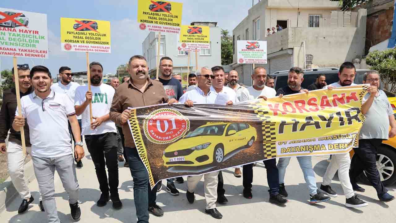 Foto - Taksiciler sonunda isyan etti: Konvoy yapıp yollara döküldüler