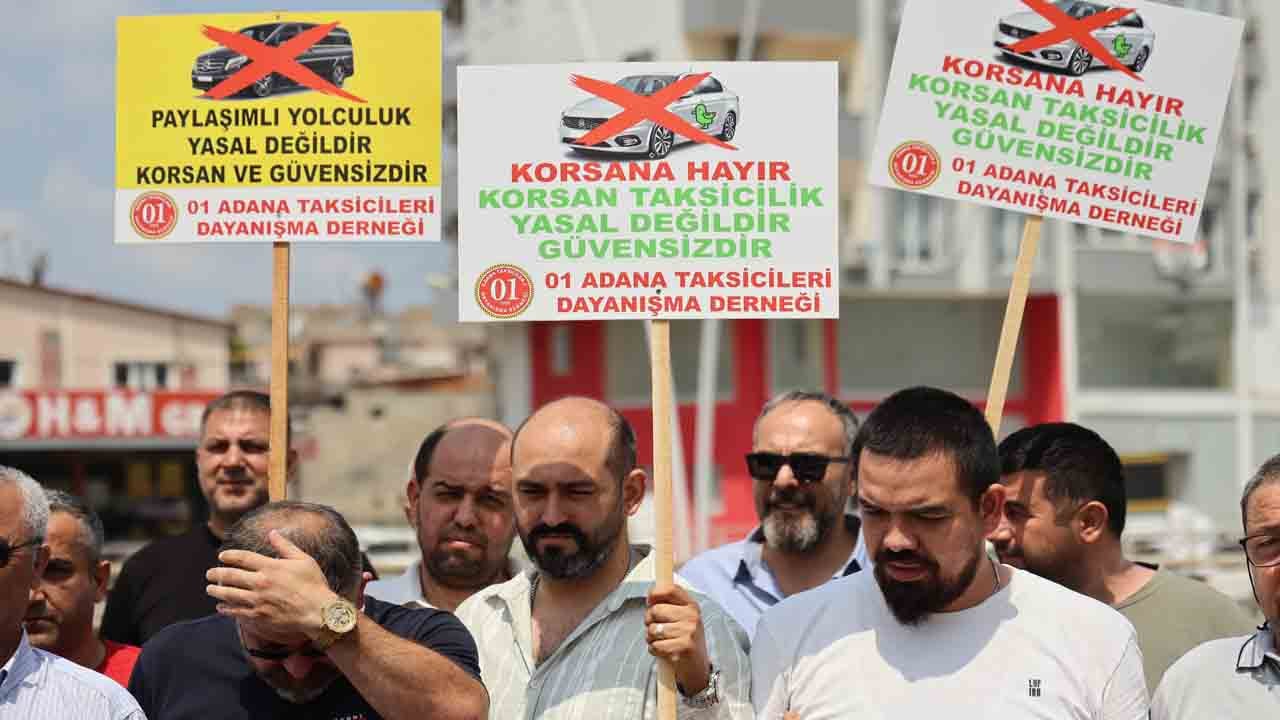 Foto - Taksiciler sonunda isyan etti: Konvoy yapıp yollara döküldüler