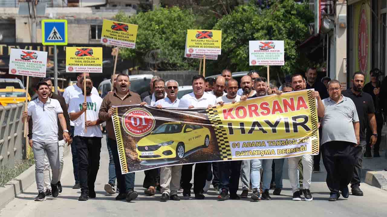 Foto - Taksiciler sonunda isyan etti: Konvoy yapıp yollara döküldüler
