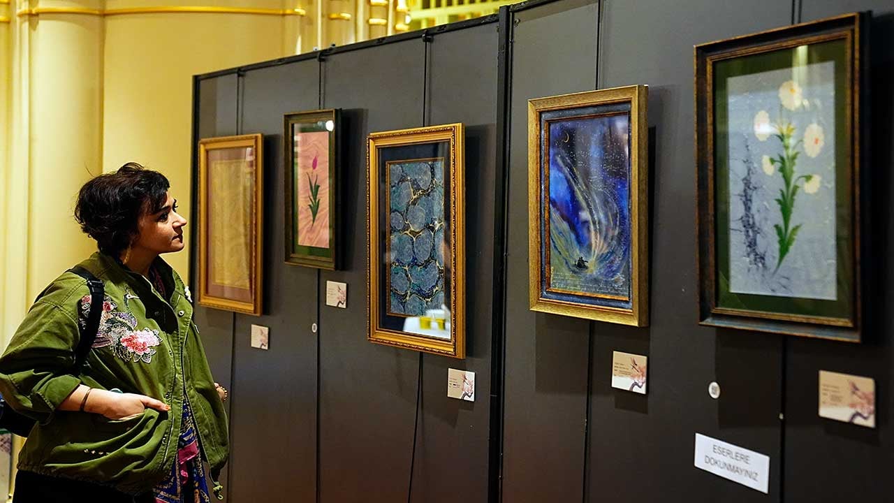 Foto - Taksim'de geleneksel sanat rüzgarı! 