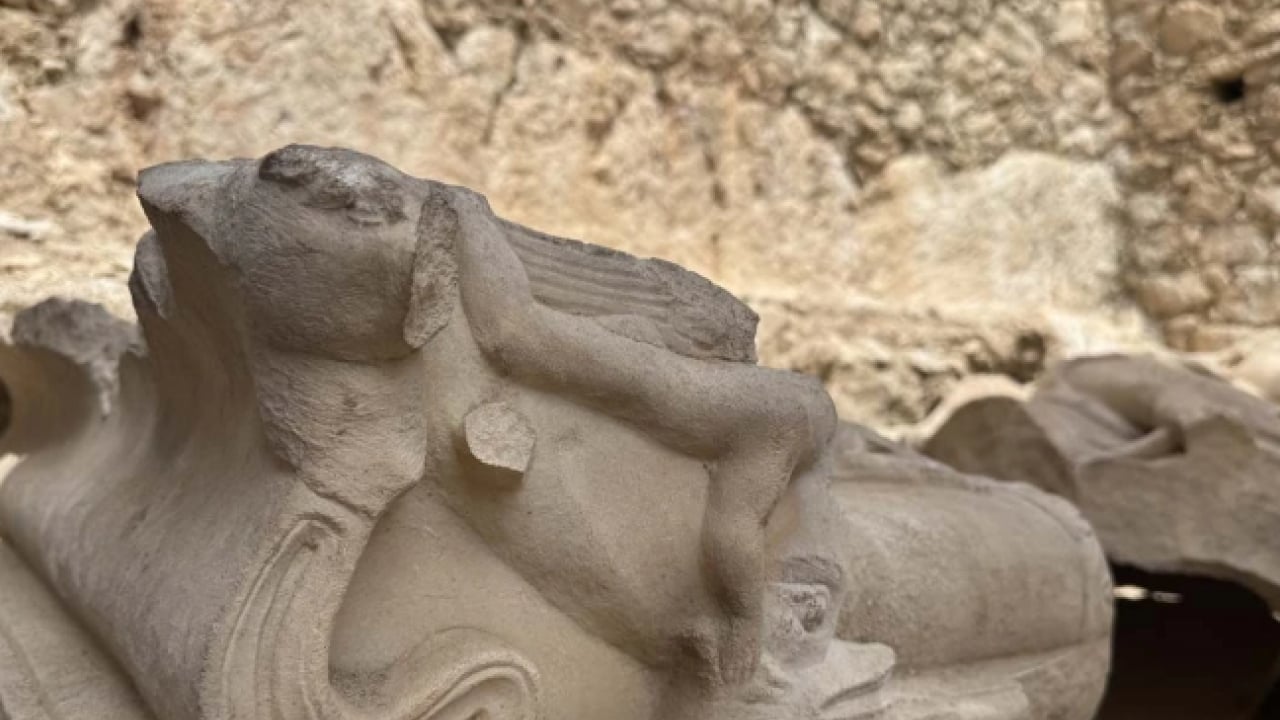 Foto - Tarihi kent Olympos’ta anıtsal mezar gün yüzüne çıktı