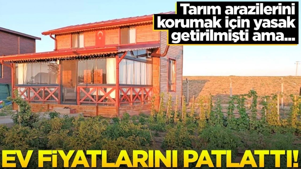 Tarım arazilerini korumak için yasak getirilmişti ama... Ev fiyatlarını patlattı!