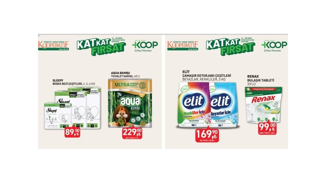 Foto - Tarım Kredi 70 üründe etiketi aşağı çekti