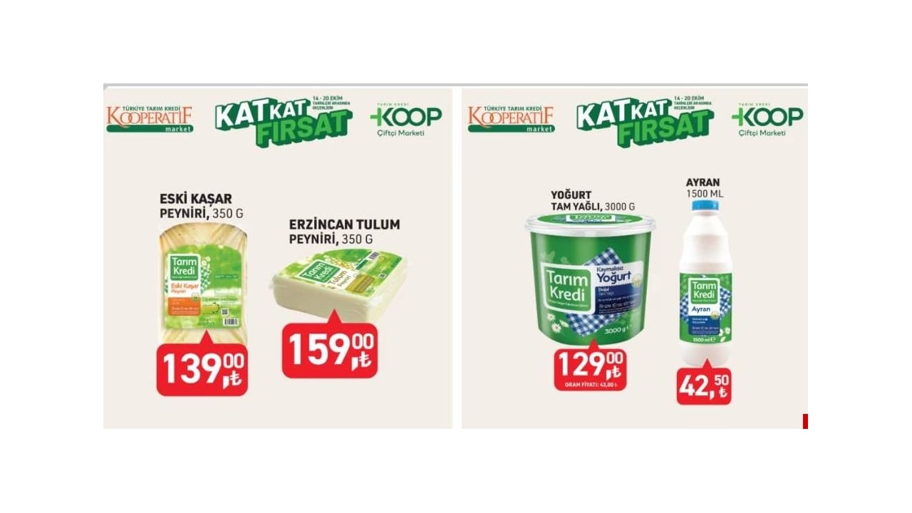 Foto - Tarım Kredi 70 üründe etiketi aşağı çekti