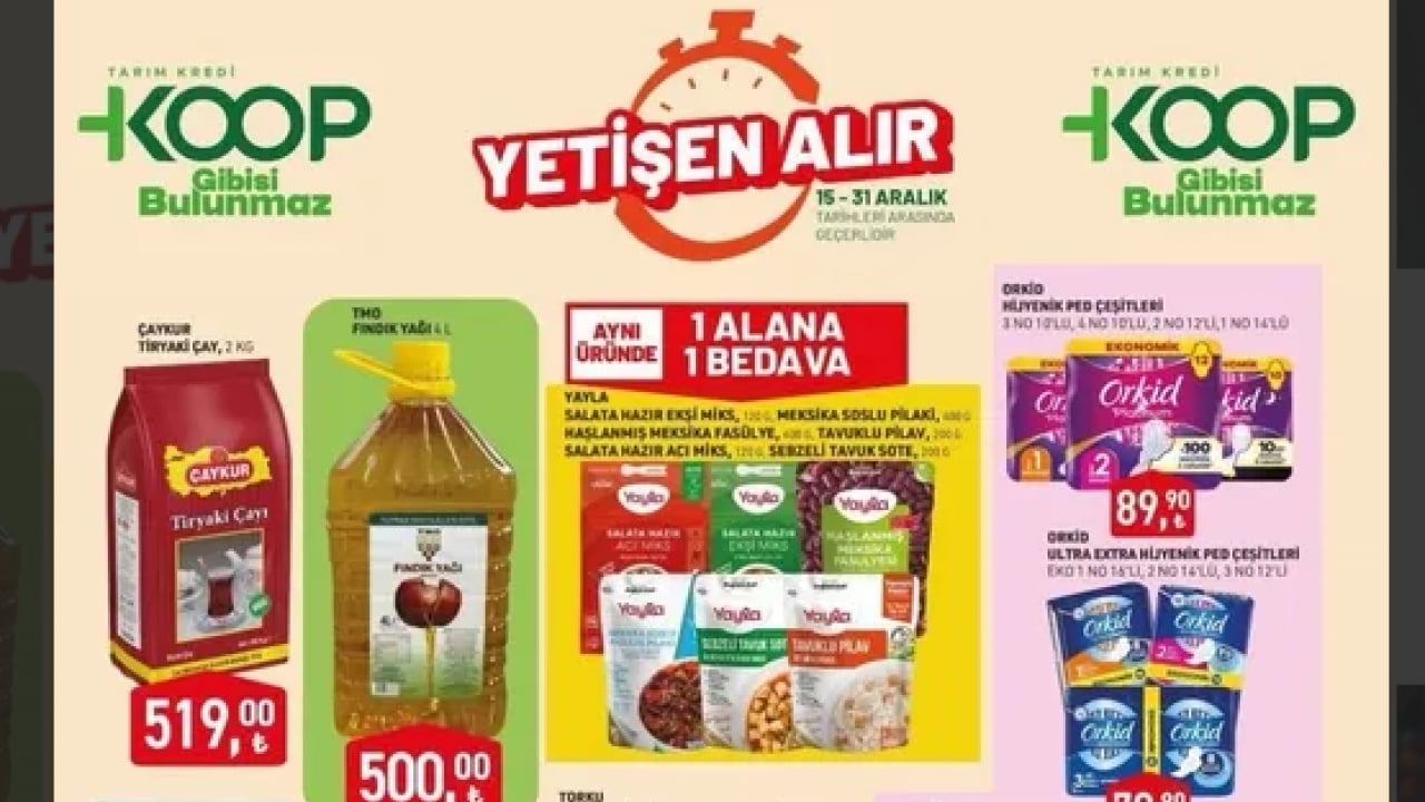 Foto - Tarım Kredi indirimli ürün kataloğu listesi yayınlandı! Yılın son dev kampanyası! İşte 31 Aralık’a kadar geçerli indirimli ürün listesi 