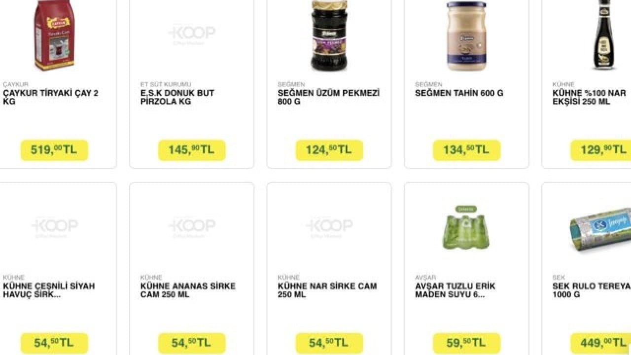 Foto - Tarım Kredi KOOP Market’ten büyük indirim fırsatı! 17-30 Kasım’da fırsat ürünleri