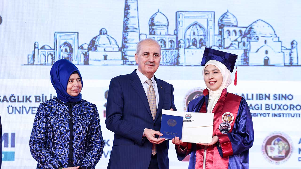 Foto - TBMM Başkanı Kurtulmuş mezuniyet töreninde konuştu: Önümüzdeki yüzyıl Türki dünyasının yüzyılı