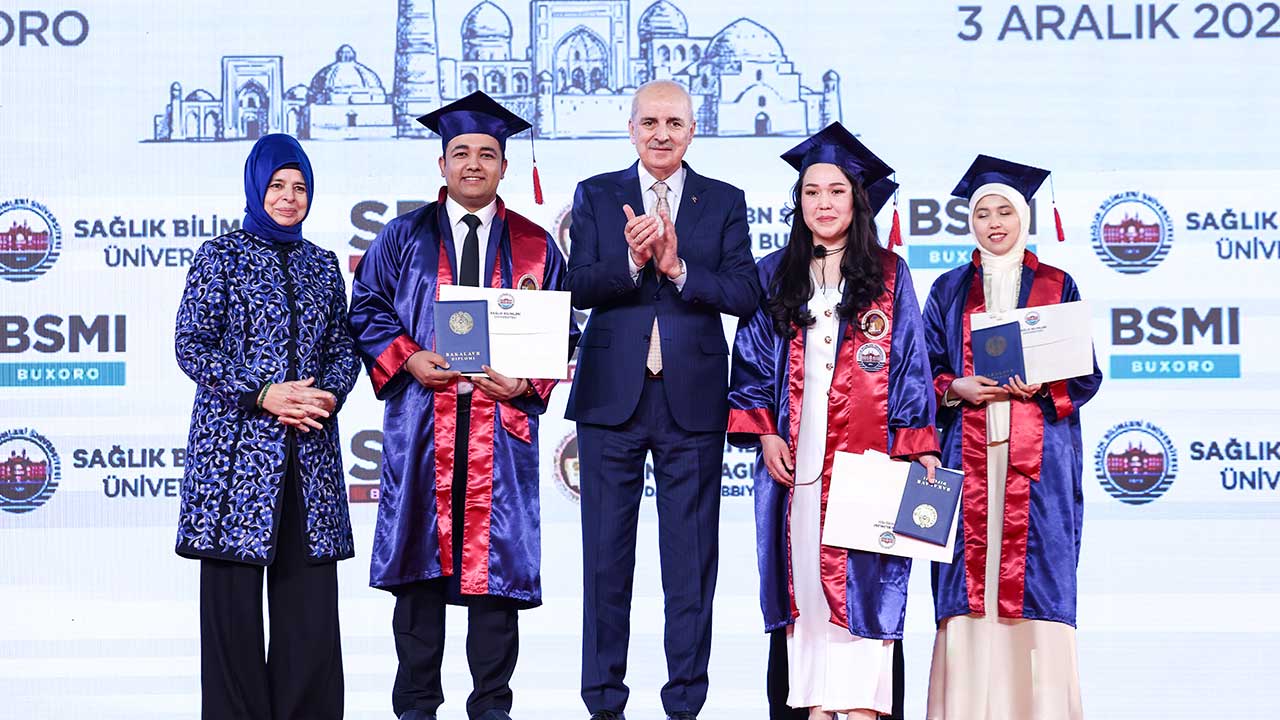 Foto - TBMM Başkanı Kurtulmuş mezuniyet töreninde konuştu: Önümüzdeki yüzyıl Türki dünyasının yüzyılı