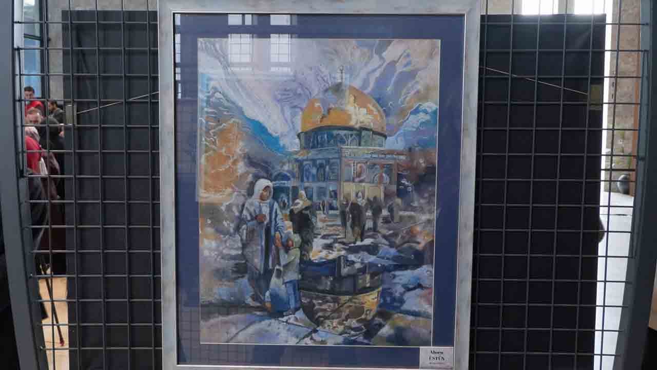 Foto - TBMM Başkanı Kurtulmuş’tan sergide Filistin vurgusu: ‘Gazzeli anne ve çocuklar için dünyaya ses ver’