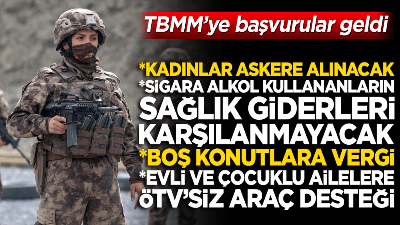 TBMM'den sızan talepler ağızları açık bıraktı! Vatandaş dilekçe verdi Meclis karıştı!