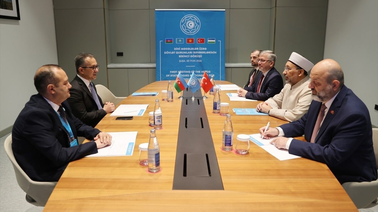 Foto - TDT üyesi ülkelerin dini kurumlarının başkanları Şuşa'da bir araya geldi! Arpaguş: Geleceğimizi birlikte inşa edeceğiz