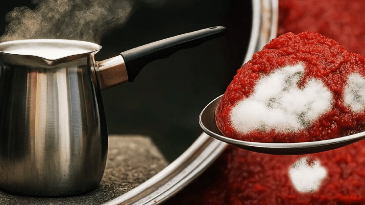 Tek malzeme ikisini de çözüyor: Salça küflenmesi ve süt taşmasına çare!