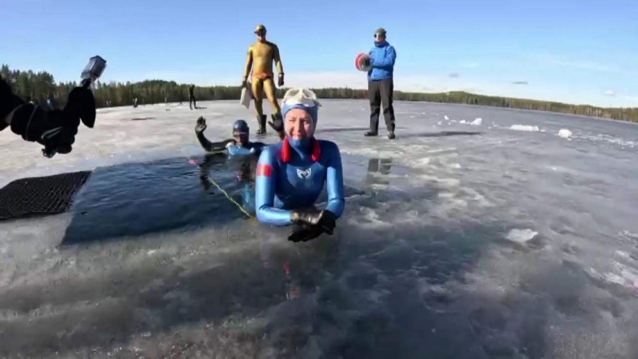 Foto - Tek nefeste 141 metre dalarak dünya rekoru kırdı