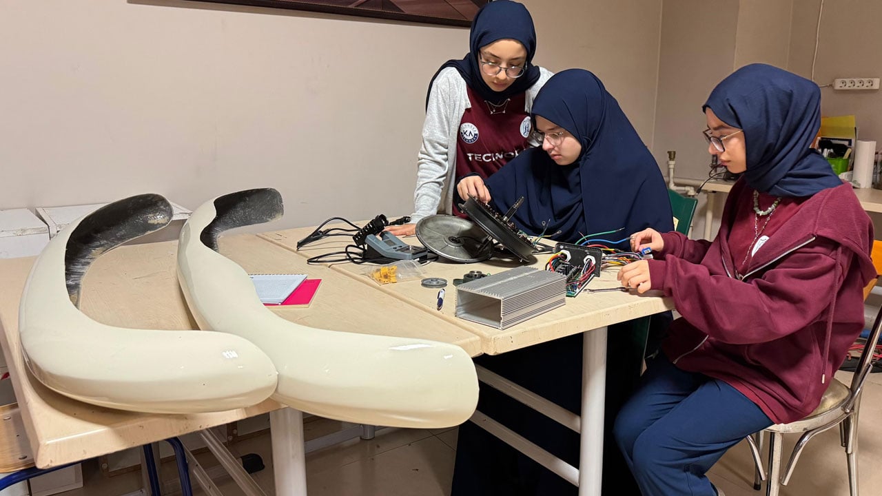 Foto - TEKNOFEST’te finale kaldılar! İmam hatipli kızlardan teknoloji devrimi