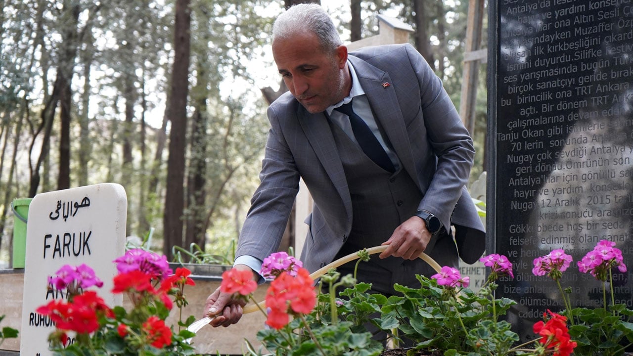 Foto - Teknoloji burada da devreye girdi! Artık kabir ziyaretleri görüntülü yapılıyor