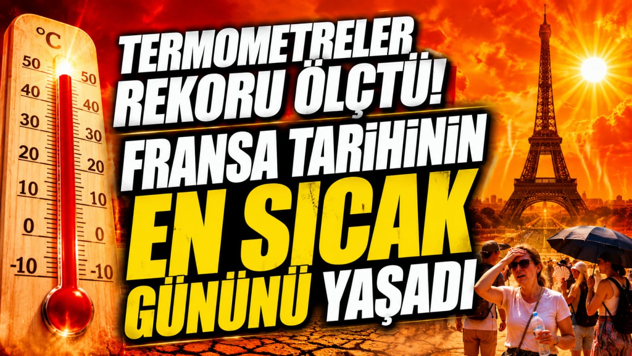 Termometreler Rekoru Ölçtü: Fransa Tarihinin En Sıcak Gününü Yaşadı