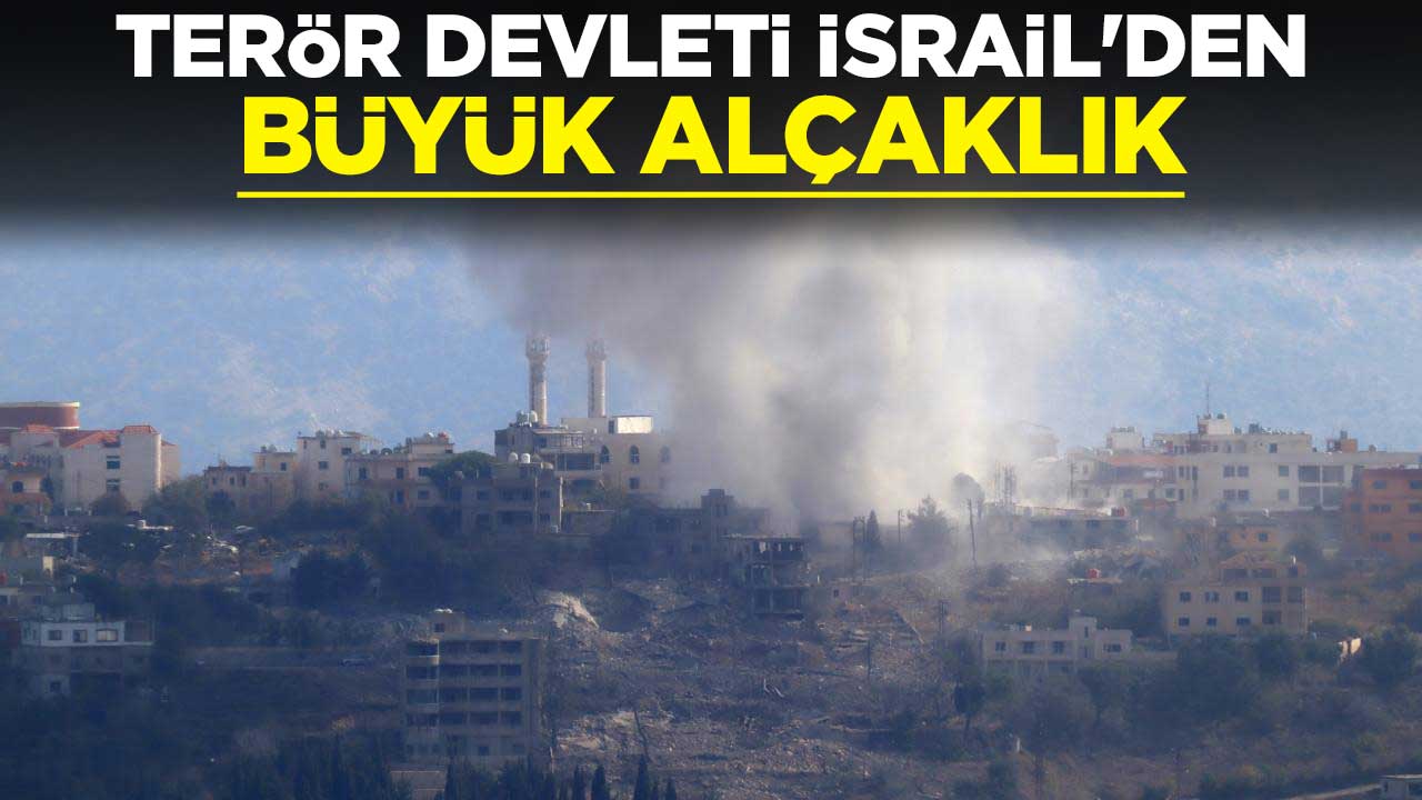 Terör devleti İsrail'den büyük alçaklık