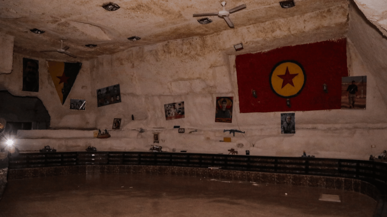 Foto - Terör örgütünün yer altı şehri ortaya çıktı: İçerde ne ararsan var