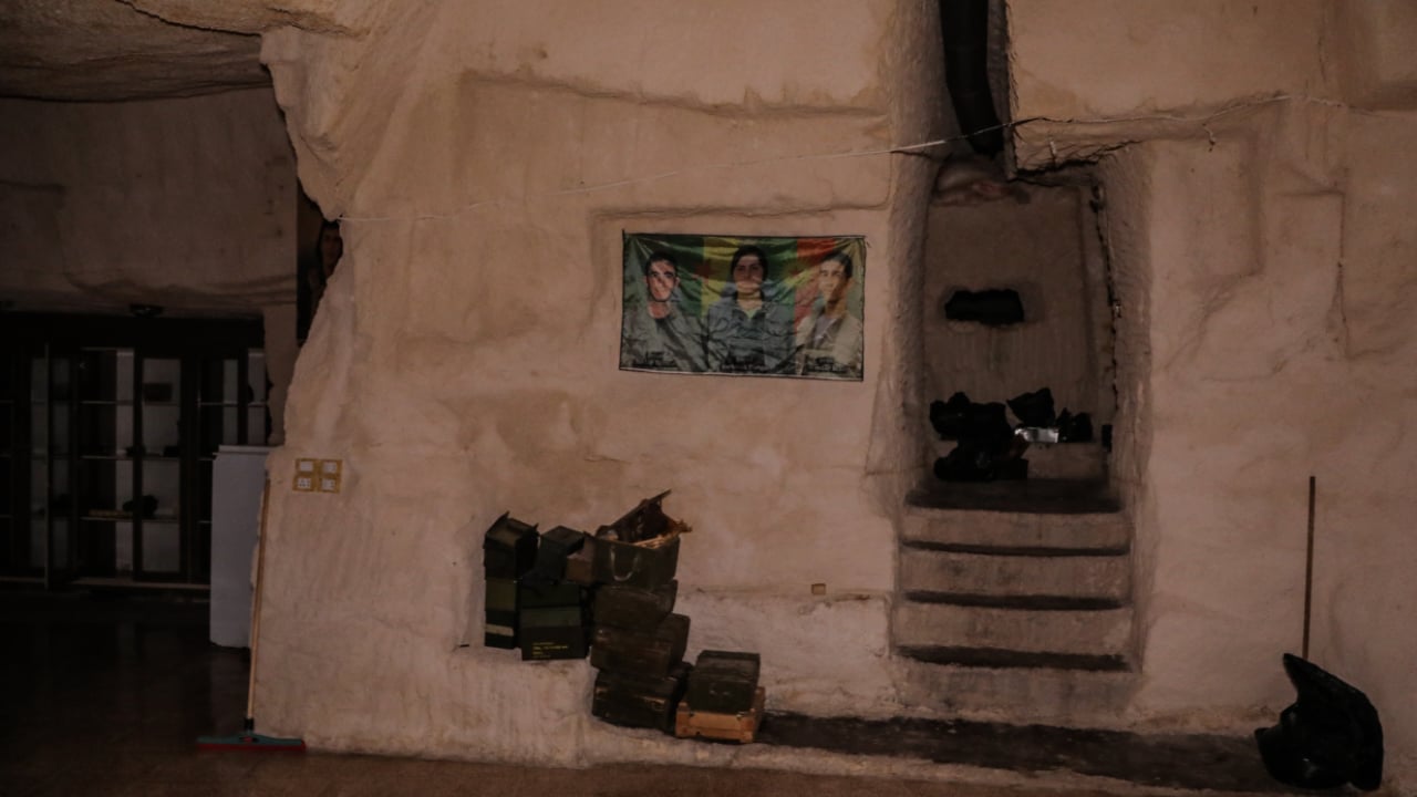 Foto - Terör örgütünün yer altı şehri ortaya çıktı: İçerde ne ararsan var