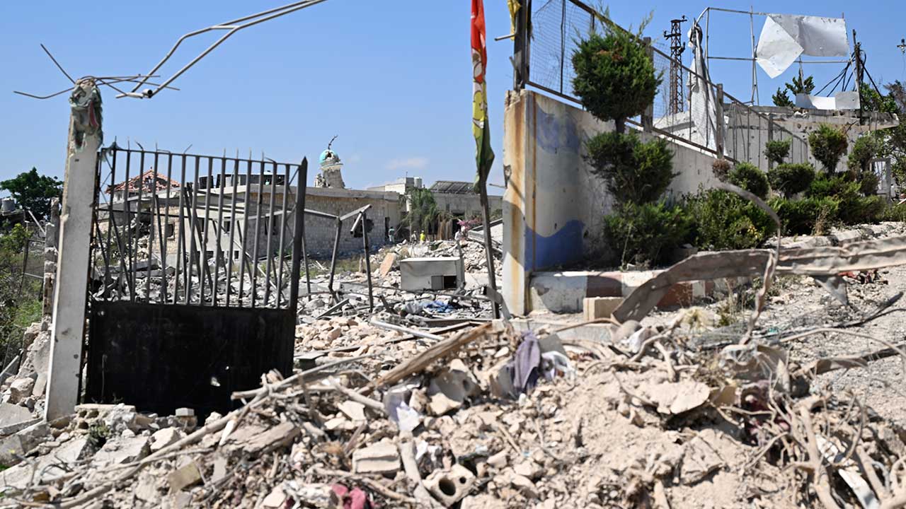 Foto - Terörist İsrail arkasında koca bir enkaz bıraktı