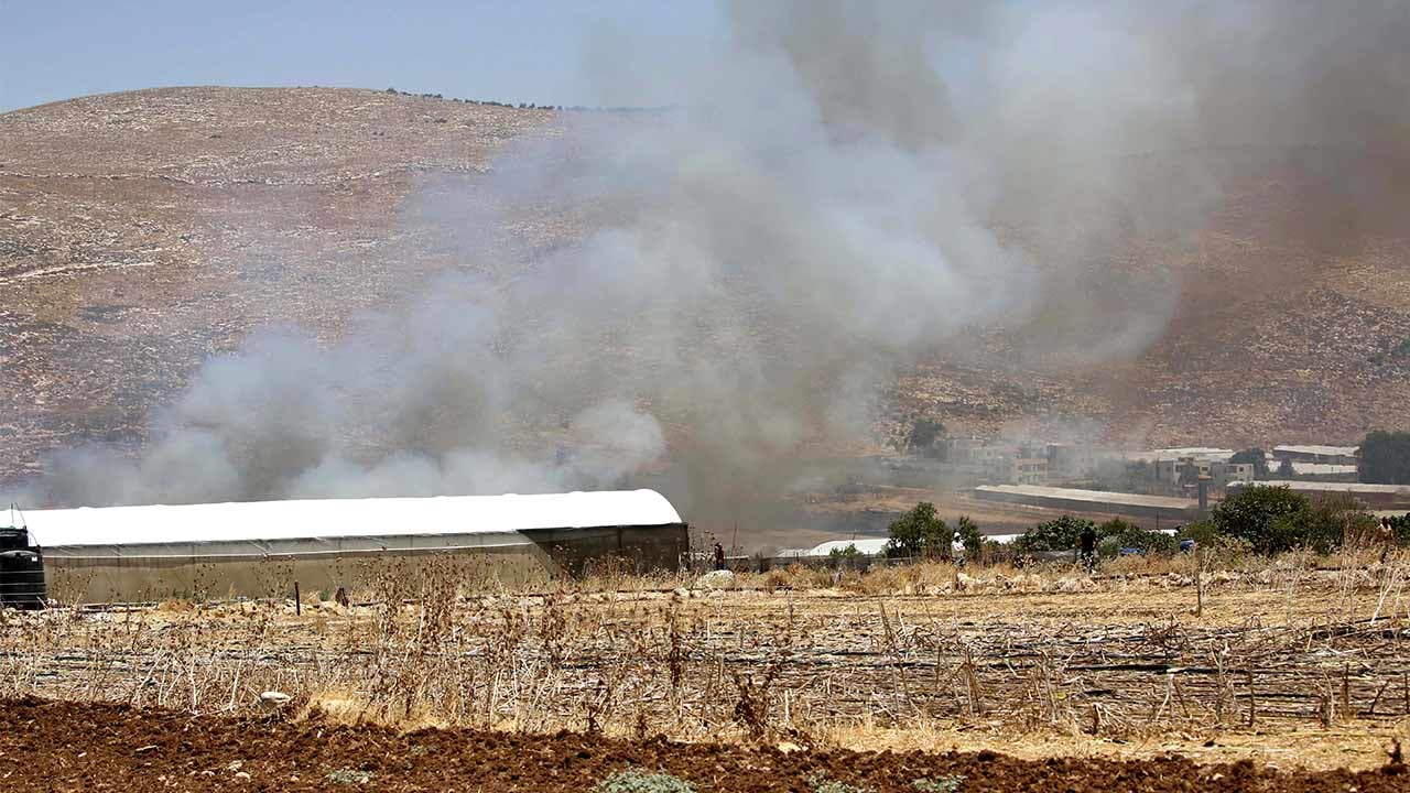Foto - Teröristler yangın çıkardı! Müslümanların arazilerini ateşe verdiler!
