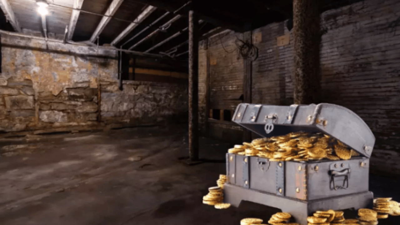 Artık çalışmasına gerek kalmayacak: Evin bodrumundan çıkanlar şok etti!