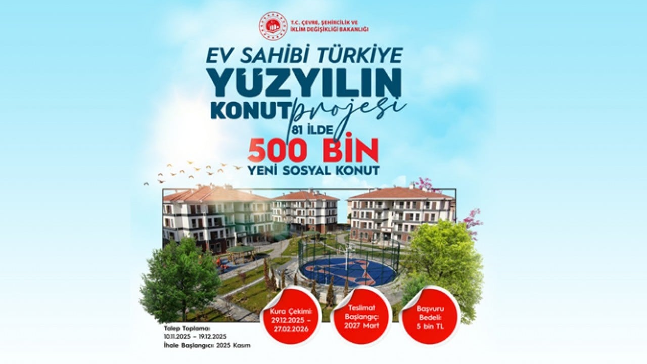 Foto - TOKİ’den 500 bin sosyal konut kampanyası için e-devlet bilgilendirmesi