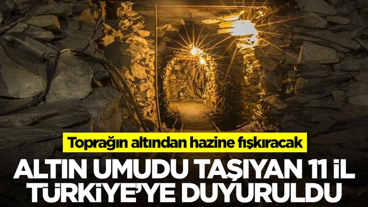 Toprağın altından hazine fışkıracak: Altın umudu taşıyan 11 il Türkiye'ye duyuruldu