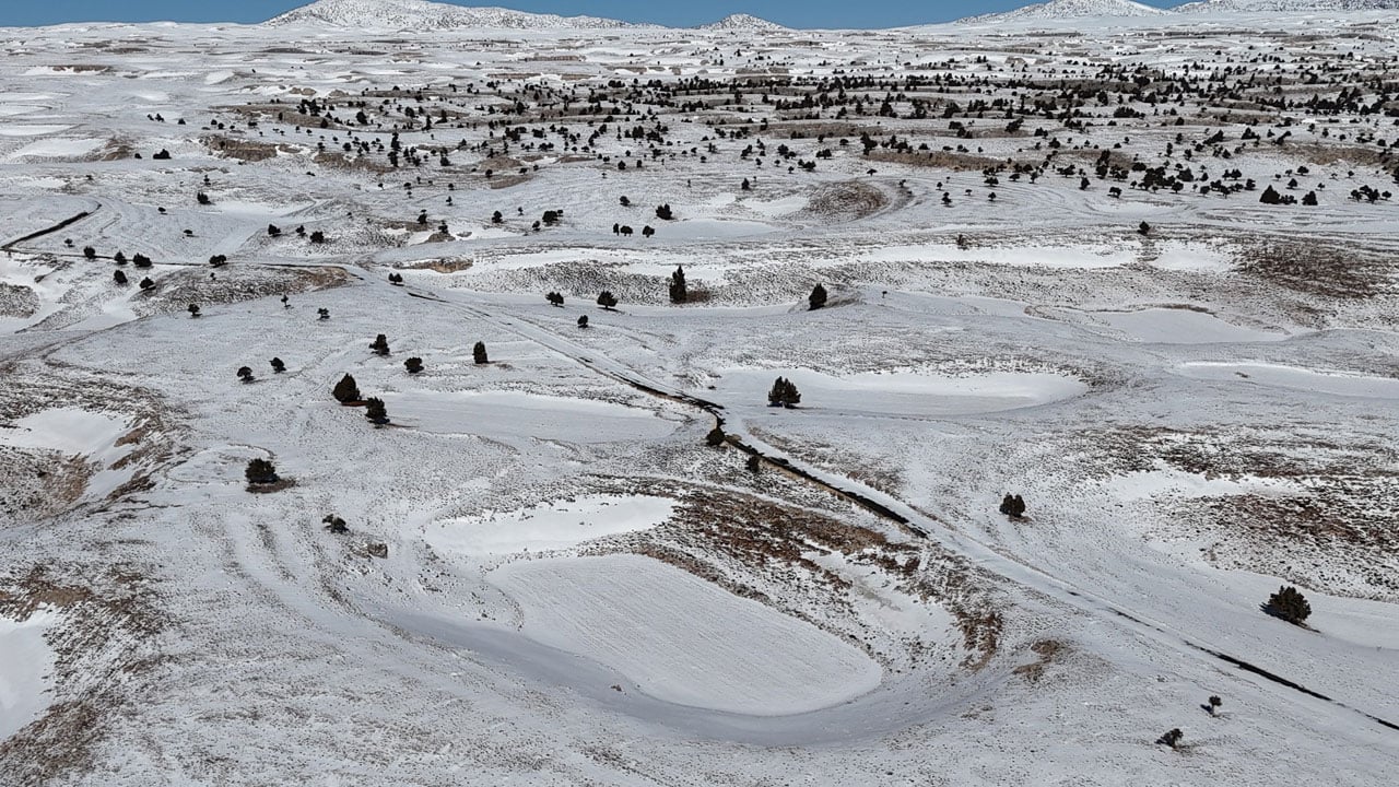 Foto - Toroslar’da manzara değişti! Obruklar karla doldu