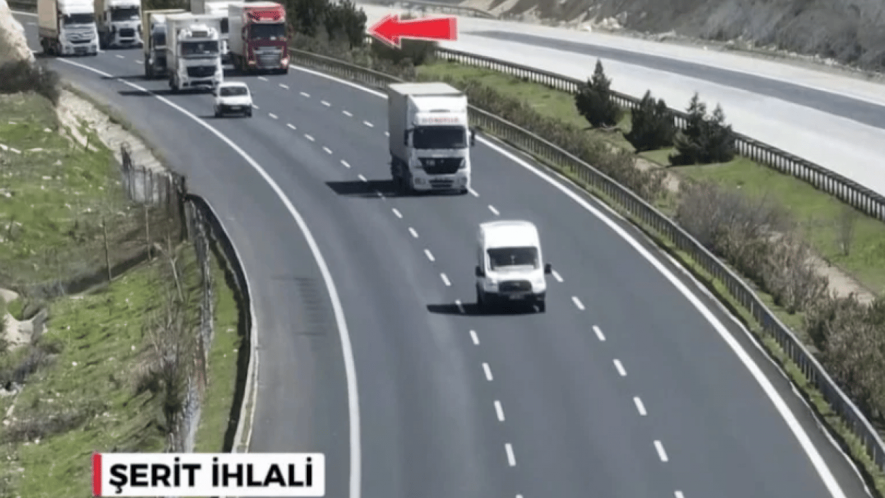 Foto - Trafikte sık sık yapıyorlar: Kamyon ve tır sürücülerine ceza yağdı!