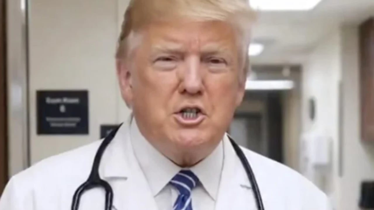 Foto - Trump doktor önlüğü giyip reçete yazdı! Yapay zeka ile Hollywood ünlülerini madara etti