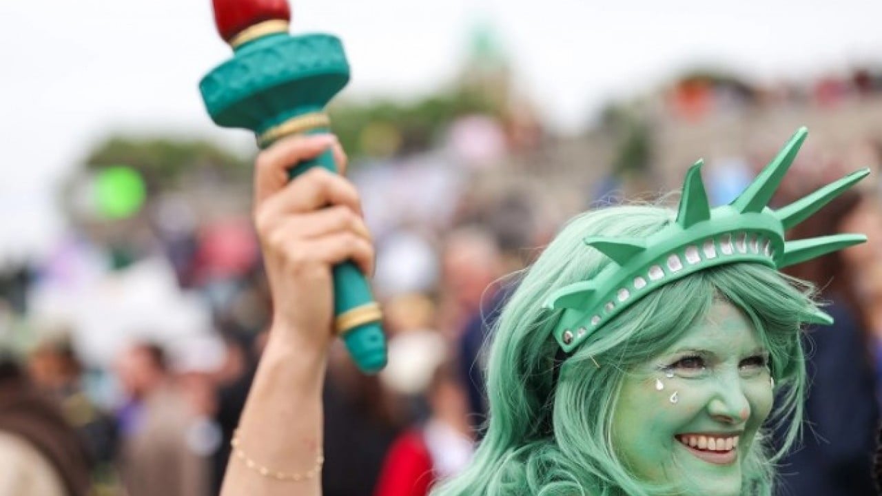 Foto - Trump’a karşı ‘Krallara Hayır’ dediler! ABD'de milyonlarca kişi sokağa döküldü