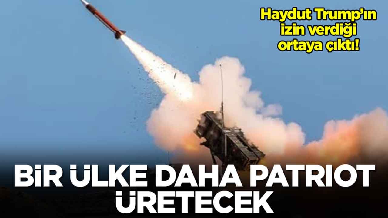 Trump’ın izin verdiği ortaya çıktı: Bir ülke daha Patriot üretecek