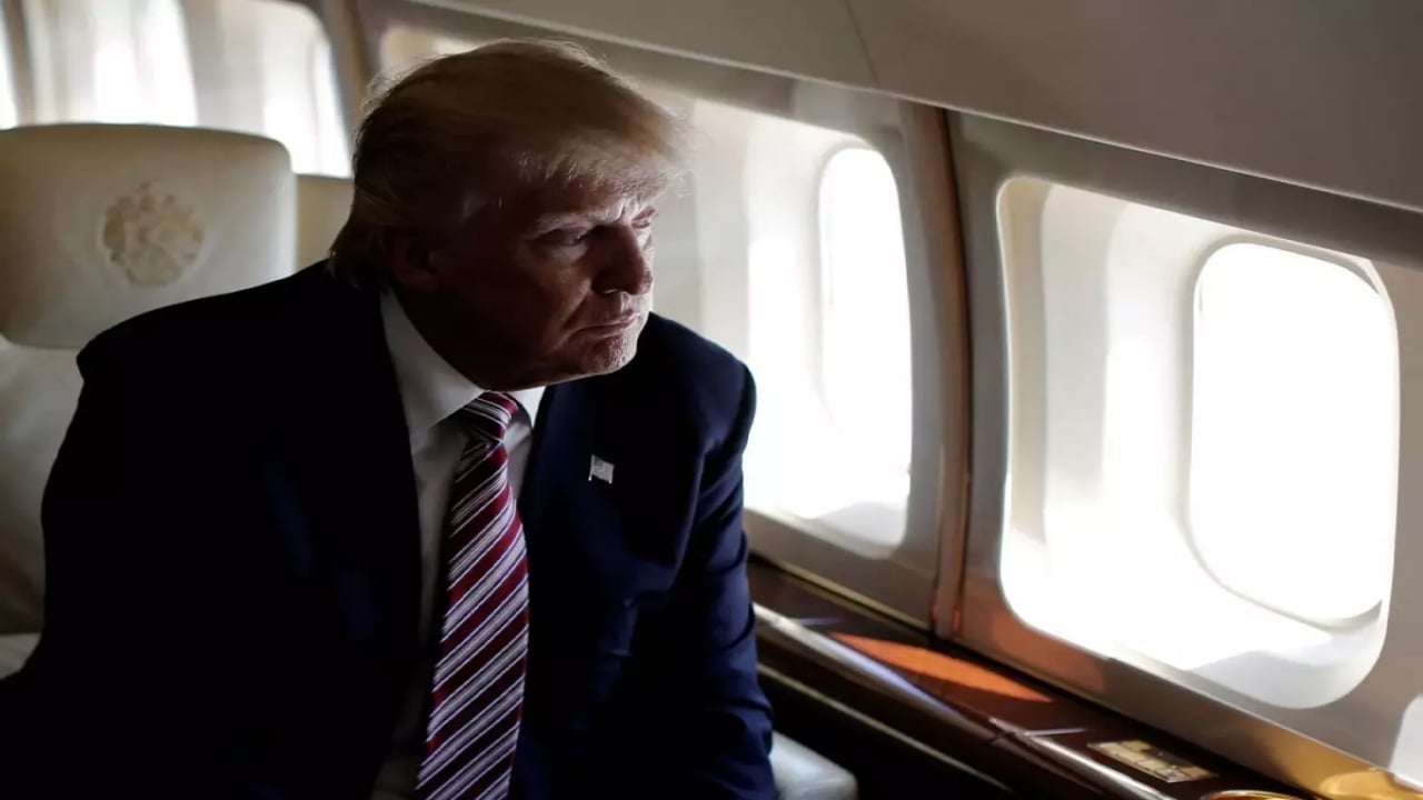 Foto - Trump’ın uçağında panik anları! Apar topar ABD’ye geri döndü