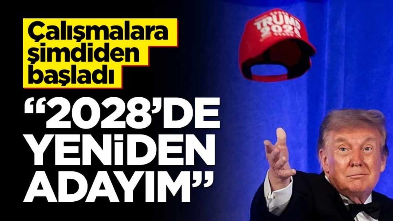 Trump’tan 2028 kararı! ‘3 kez kazandım yine adayım’