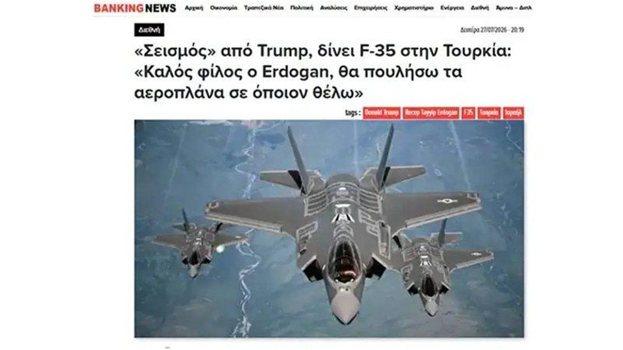 Foto - Trump’tan Yunanistan’a tarihi F-35 şamarı: Türkiye’nin dönüşü beklenenden çok ama çok daha yakın