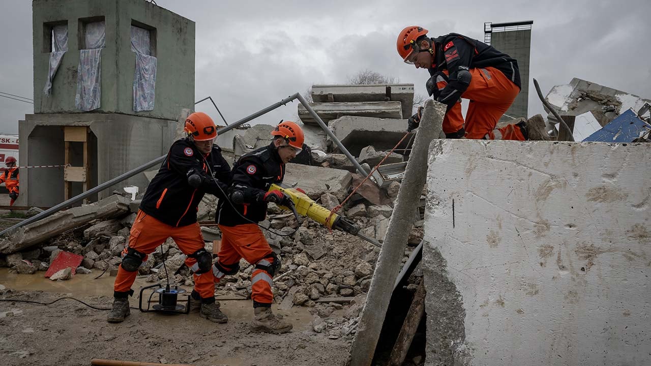 Foto - TSK İnsani Yardım Tugayı'ndan tatbikat
