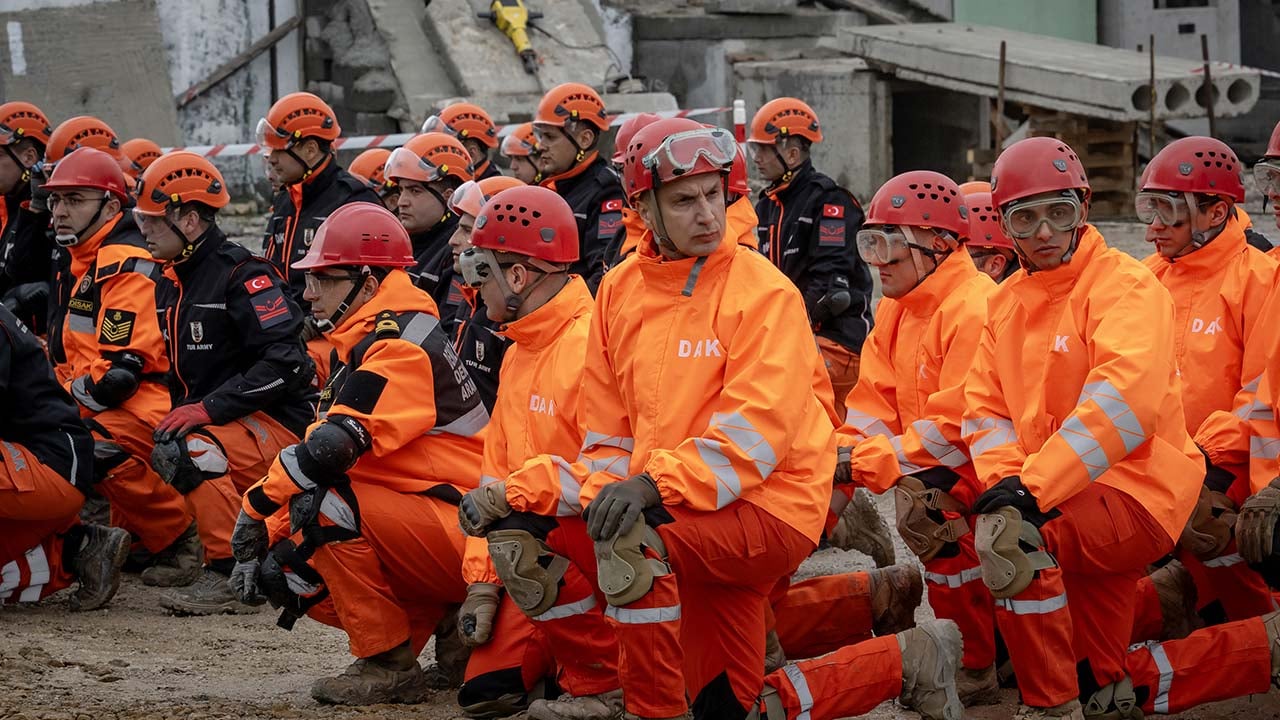 Foto - TSK İnsani Yardım Tugayı'ndan tatbikat