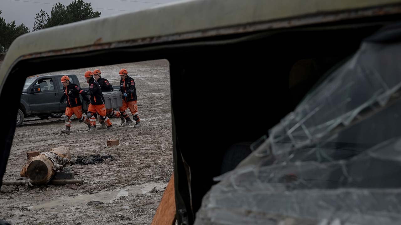 Foto - TSK İnsani Yardım Tugayı'ndan tatbikat