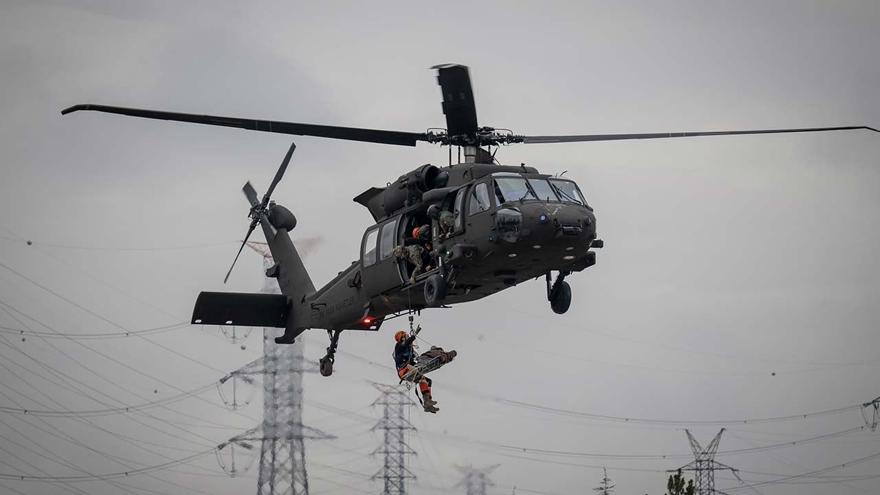 Foto - TSK İnsani Yardım Tugayı'ndan tatbikat